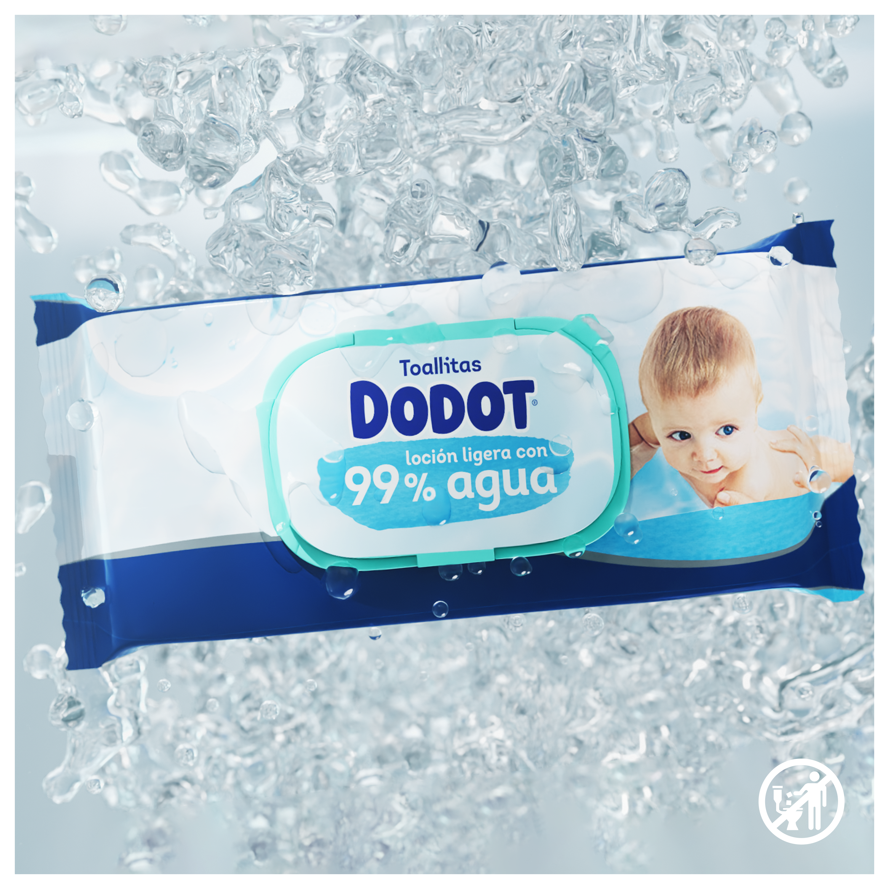 Dodot Toalhitas 99% Água 15 x 60 un