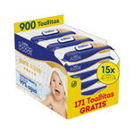 Dodot Toalhitas Pure Água 15 x 60 un