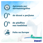 Dodot Cuidado Total Toalhitas Aqua Pure 0% Plástico 48 un