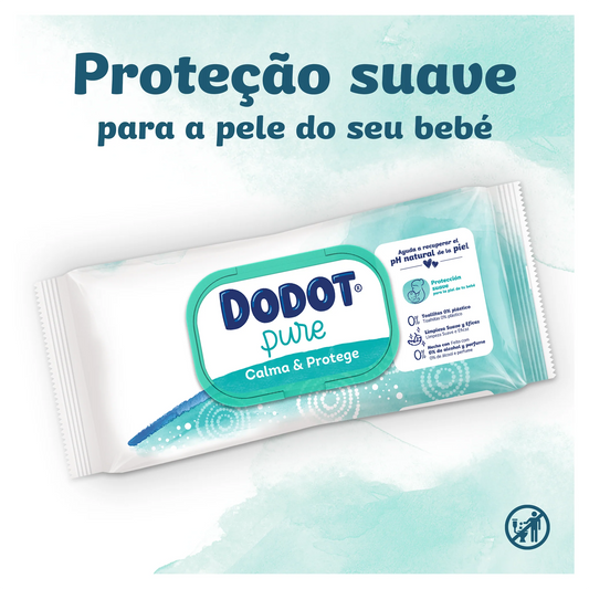 Dodot Toalhitas Pure 0% Plástico 9 x 48 un