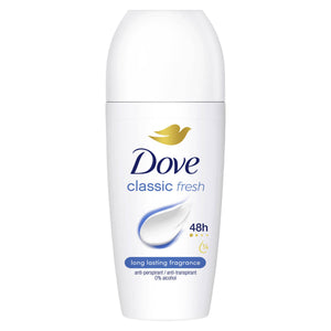 Desodorizante Roll-On Dove Classic 48h 54 g 50 ml