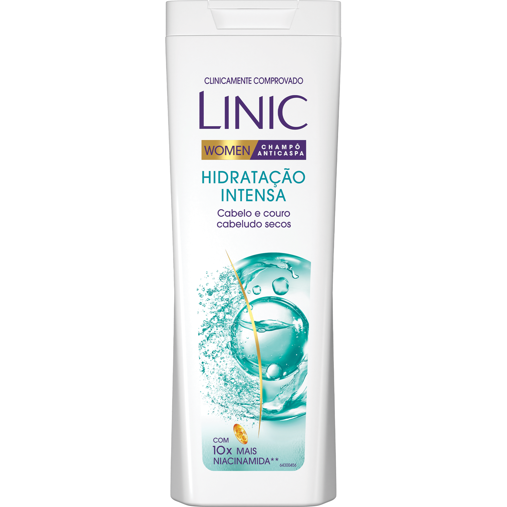 Champô Anticaspa Linic Hidratação Intensa 369 g 360 ml