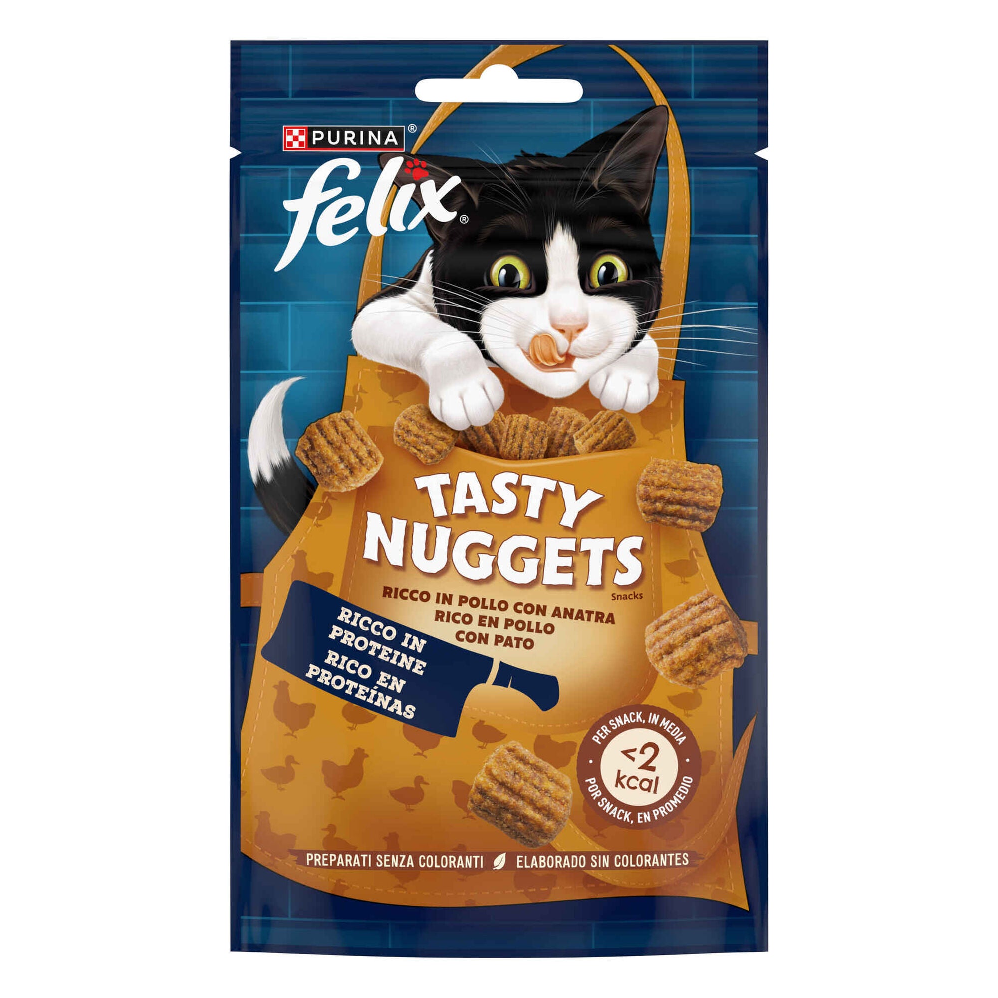 Purina Felix Tasty Nuggets para Gato, Frango e Pato 50 g