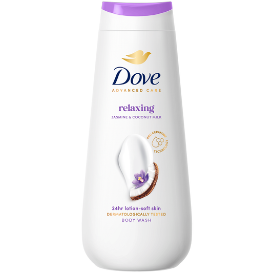 Gel de Banho Dove Advanced Care Relaxing Jasmim e Coco 415 g 400 ml