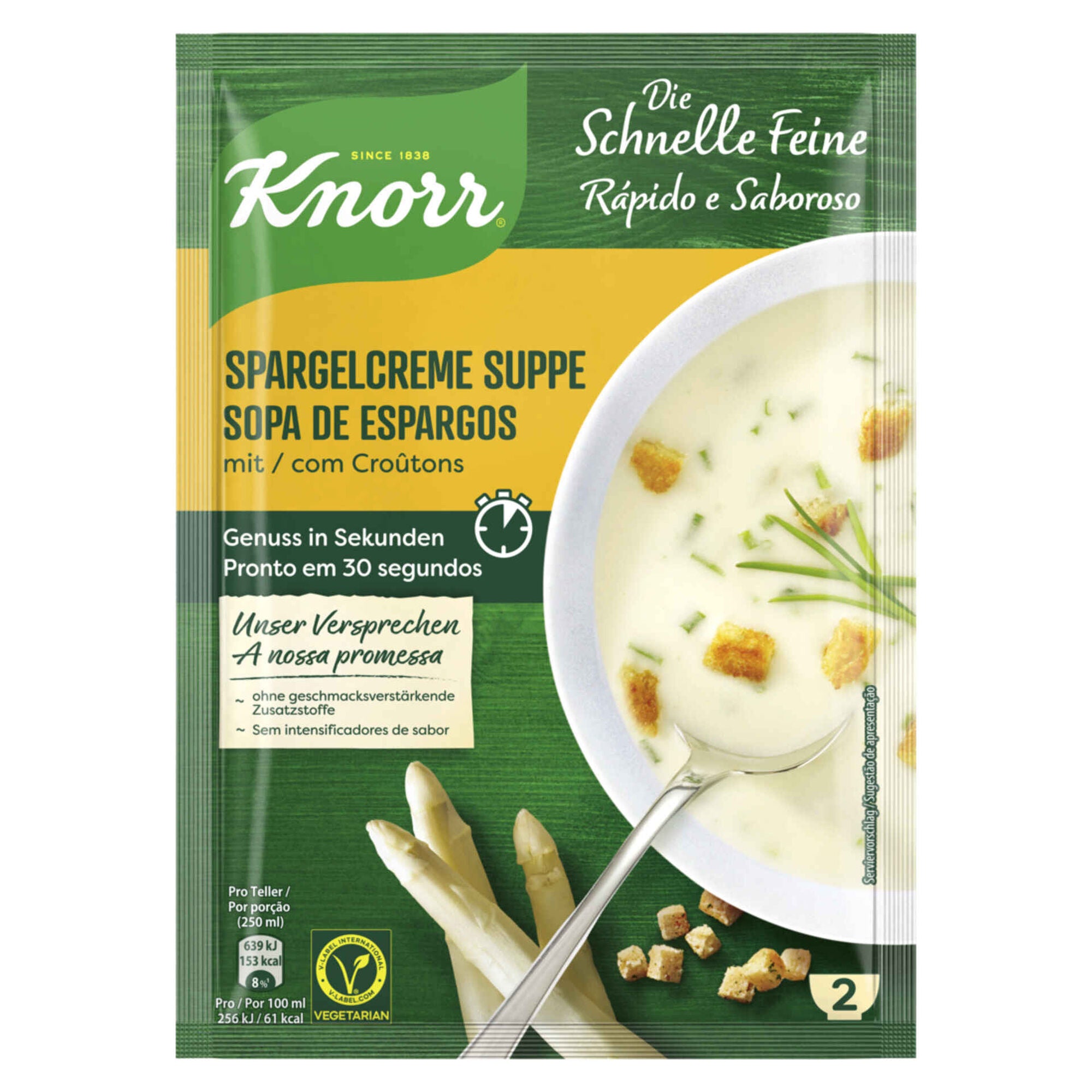 Sopa de Espargos com Croutons Knorr 59 g