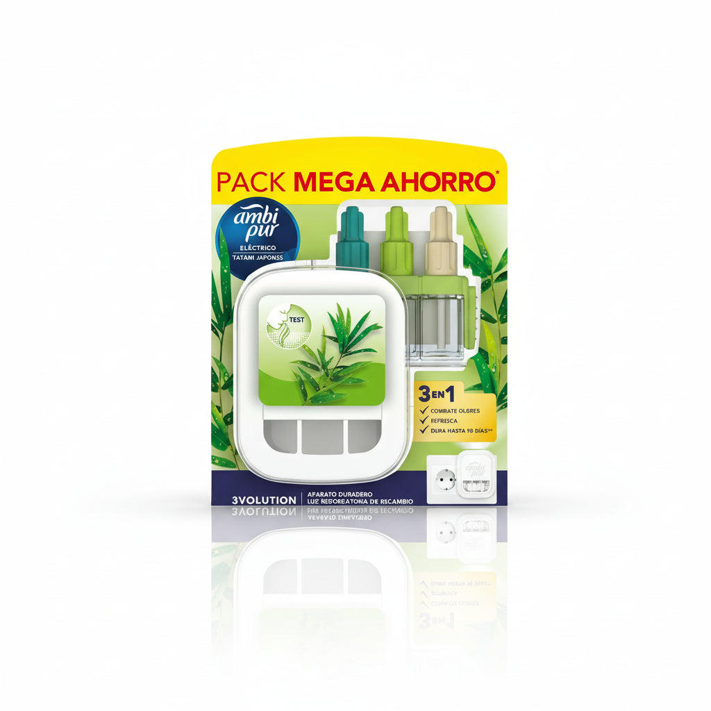Ambi Pur 3 Volution Ambientador Eléctrico con Recambio Japan Tatami 20 ml