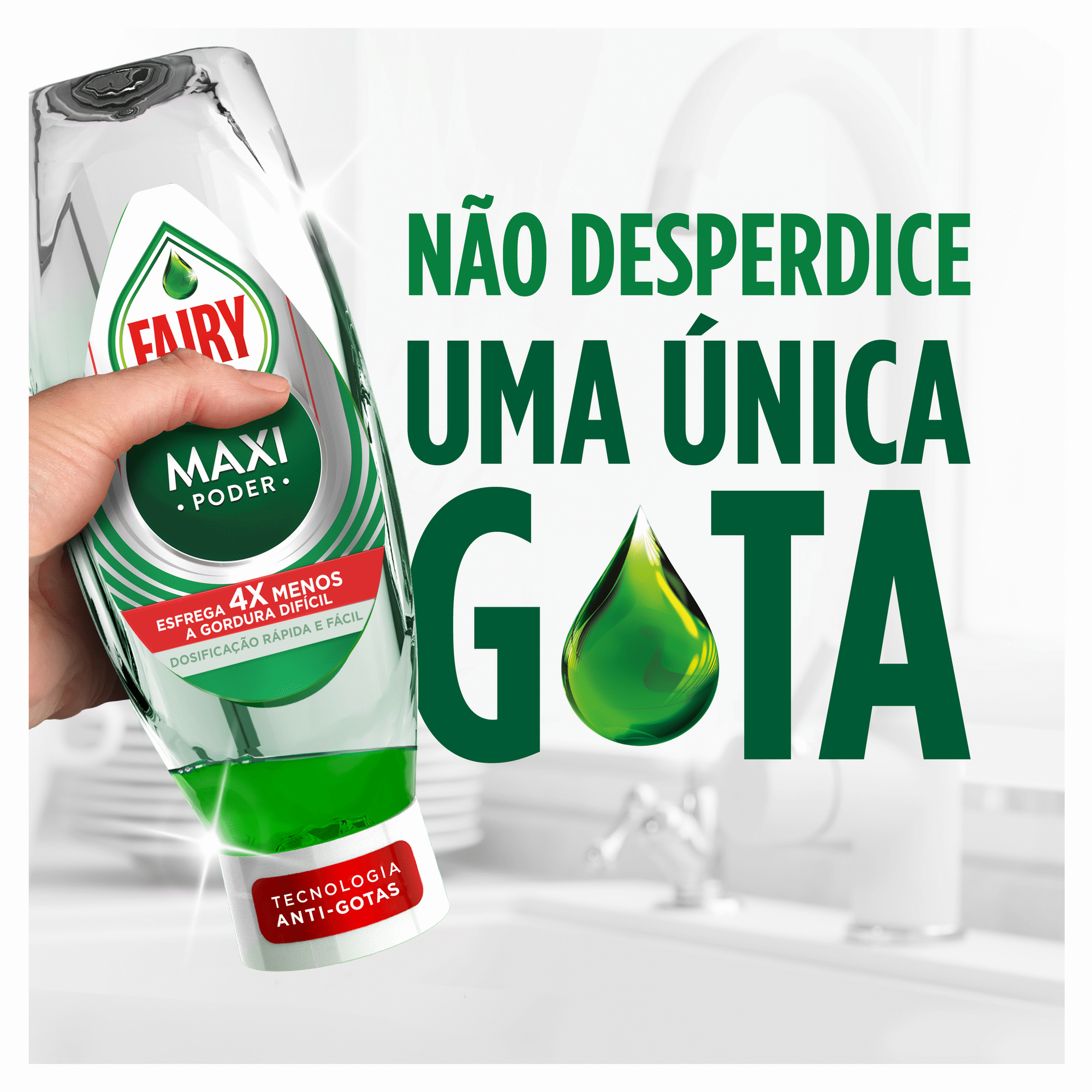 Detergente Loiça Fairy MaxPower Original 450 ml
