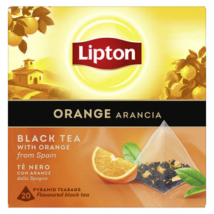 Chá Preto e Laranja Lipton Pyramid 34 g 20 un