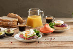 HKH Escalfador de Huevos de Silicona y Acero Inoxidable - Naranja