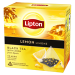 Chá Preto e Limão Pyramid Lipton 34 g 20 un