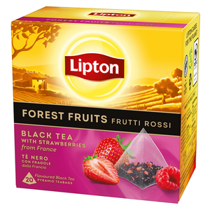 Chá Preto e Frutos Silvestres Lipton Pyramid 34 g 20 un