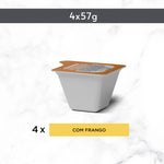 Purina Gourmet Revelations Comida Húmida Gato Adulto Frango, 4 porções 4x57 g