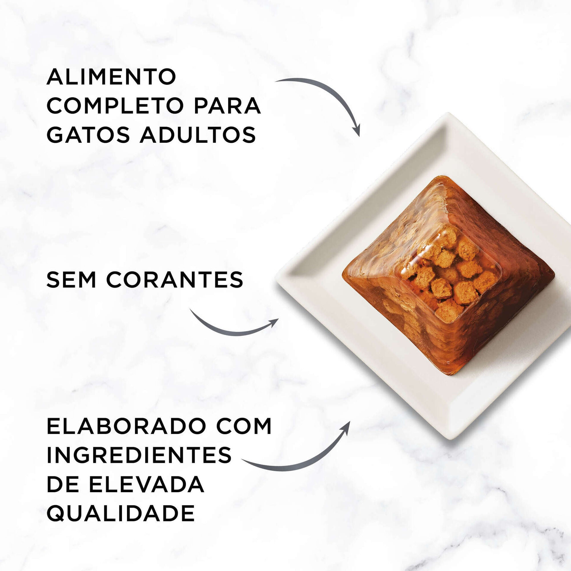 Purina Gourmet Revelations Salmão para Gato Adulto, 4 porções 4x57 g