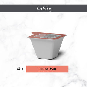 Purina Gourmet Revelations Salmão para Gato Adulto, 4 porções 4x57 g