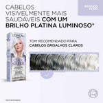 L'Oréal Paris Matizador Cinza Platina Branco Puro 140 g