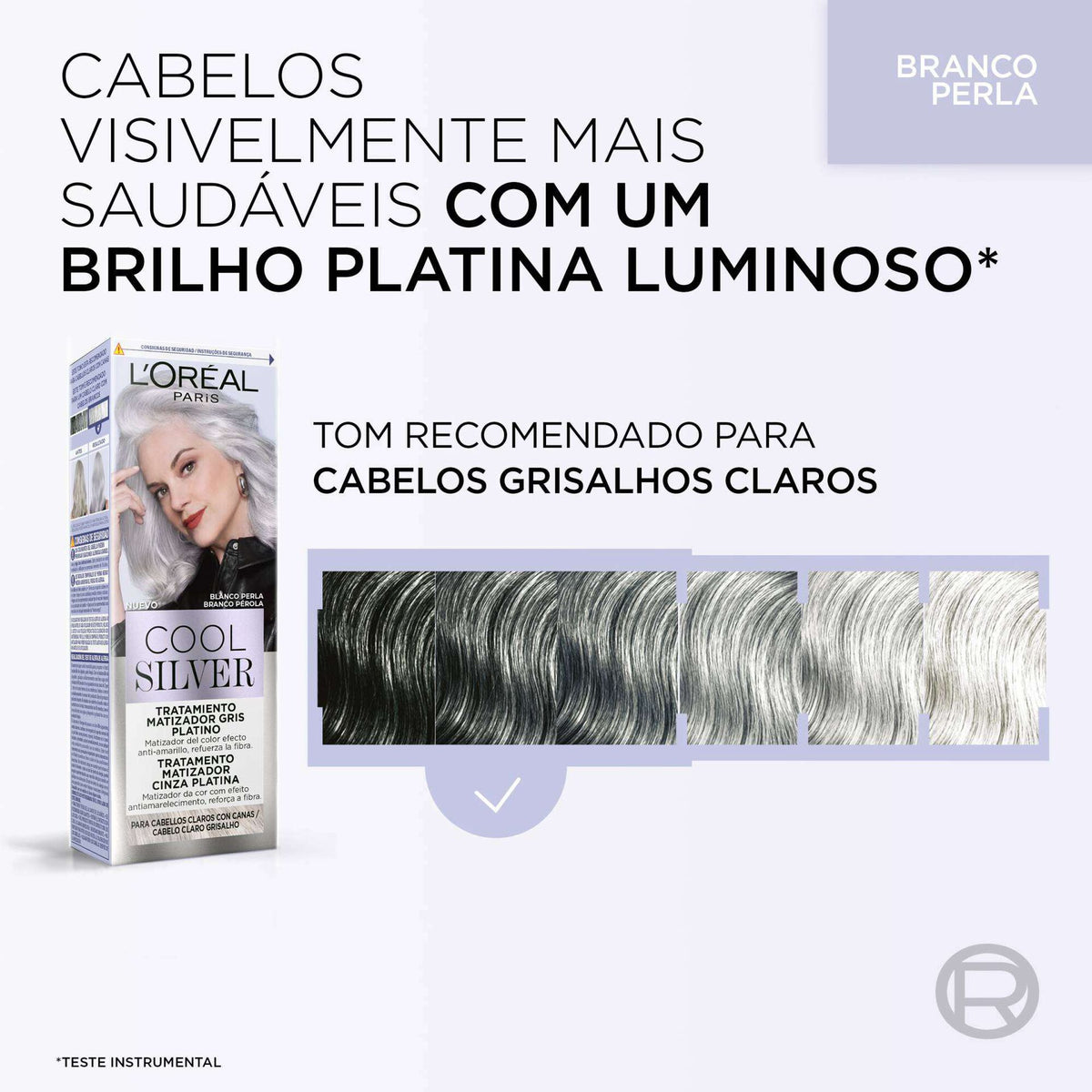 L'Oréal Paris Tratamento Matizador Branco Pérola 140 g