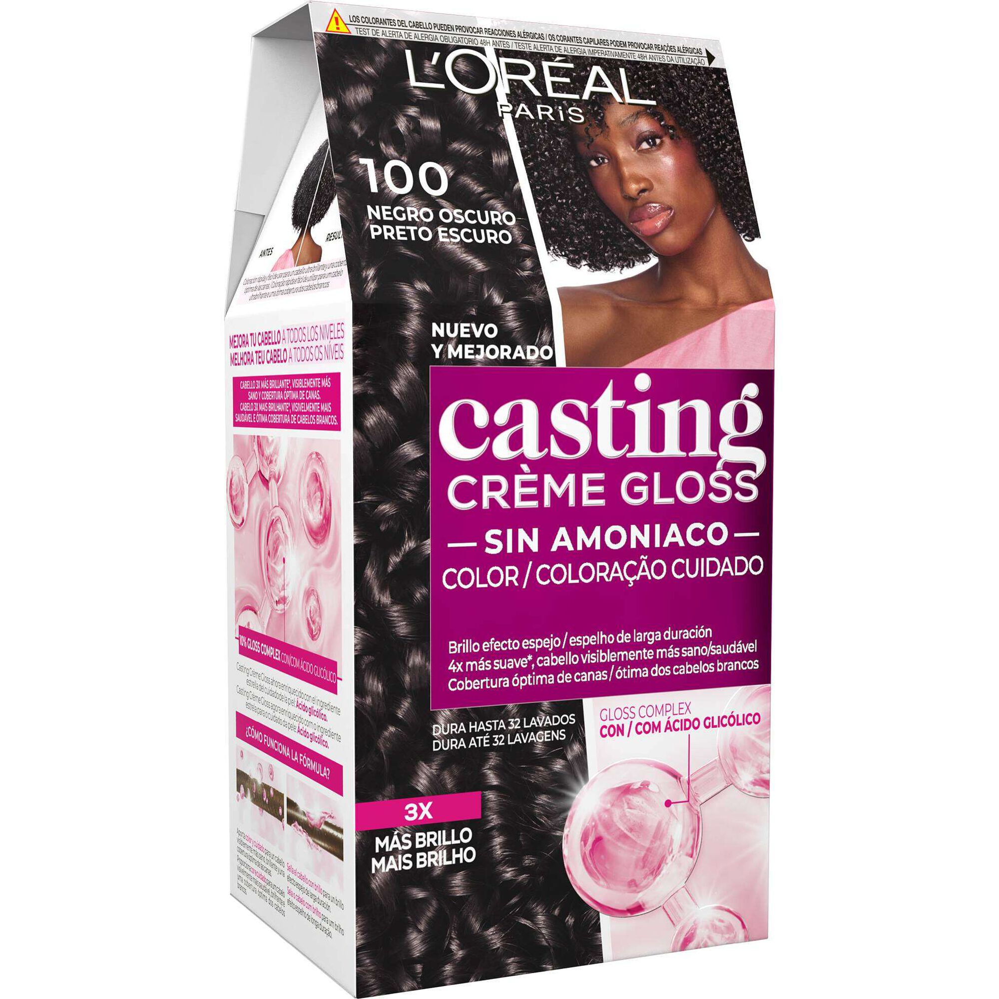 L'Oréal Paris Casting Creme Gloss Negro Escuro 100 ml