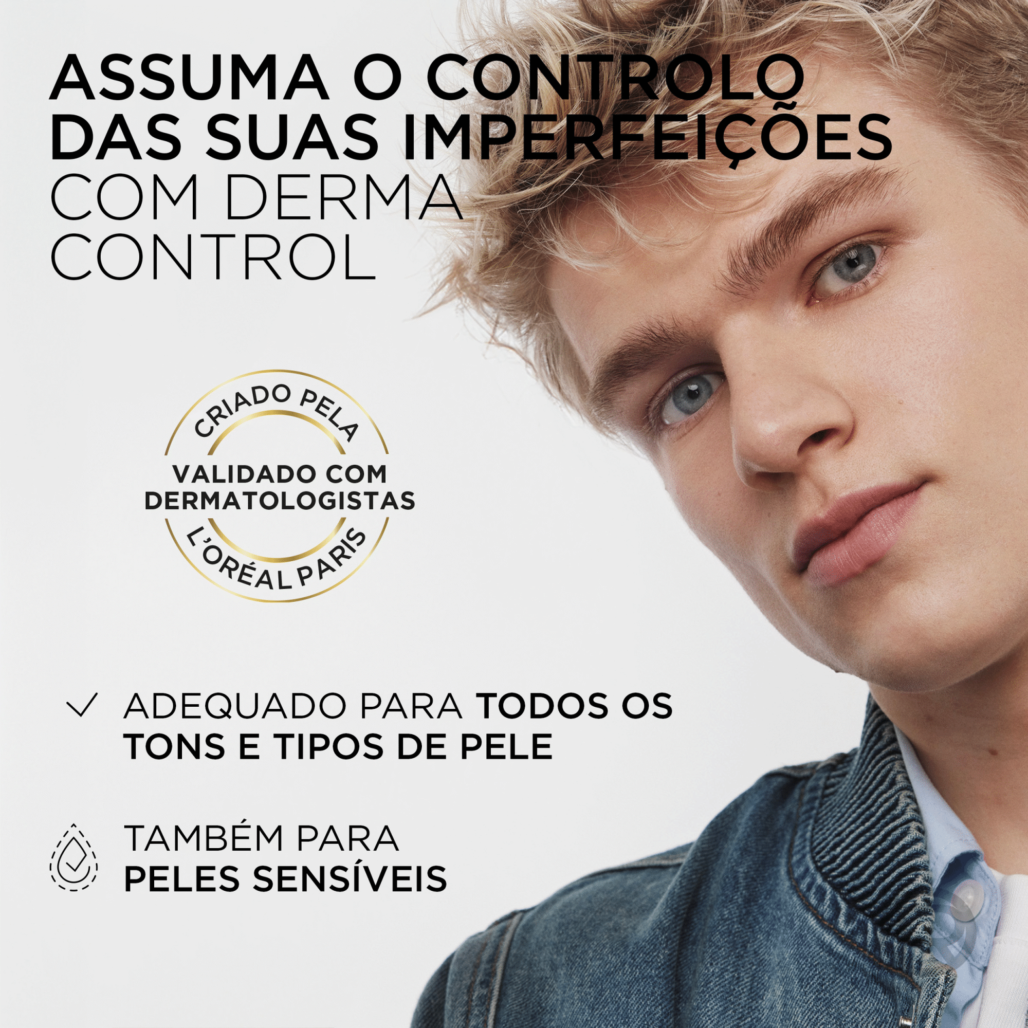 L'Oréal Paris Men Expert Derma Control Creme FPS30 50 ml