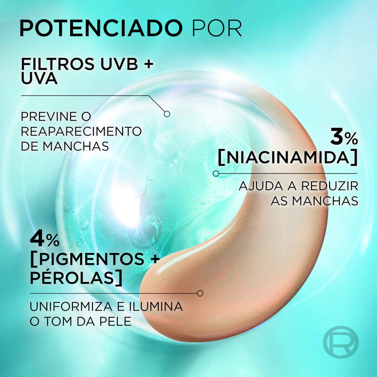 L'Oréal Paris Bright Reveal Fluído Rosto FPS50 Claro 50 ml