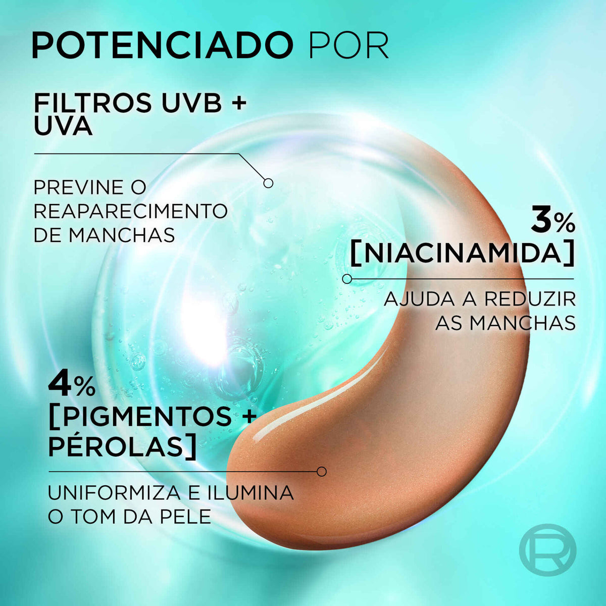 L'Oréal Paris Bright Reveal Fluído Médio FPS50 50 ml