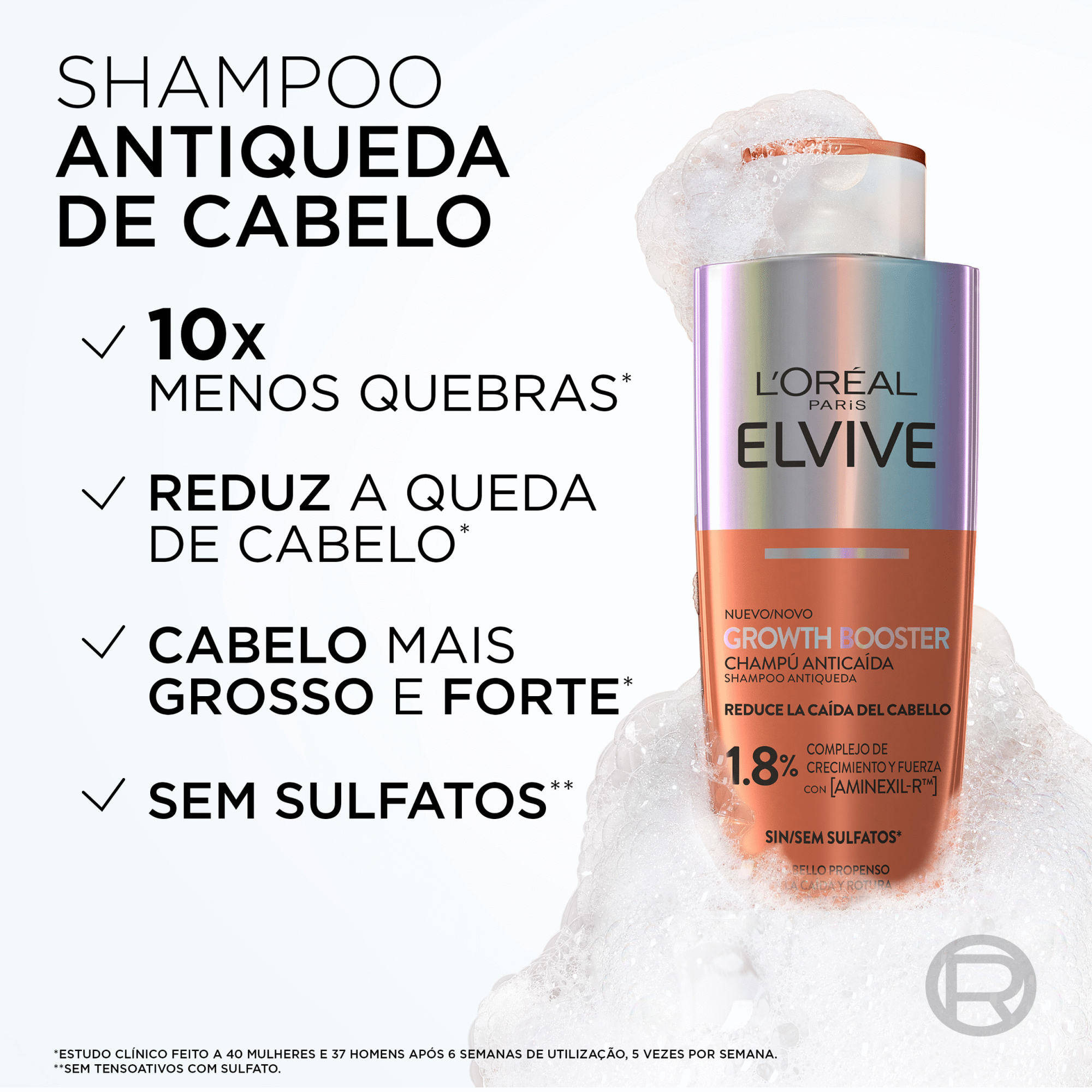 L'Oréal Paris Elvive Growth Booster Champô 200 ml