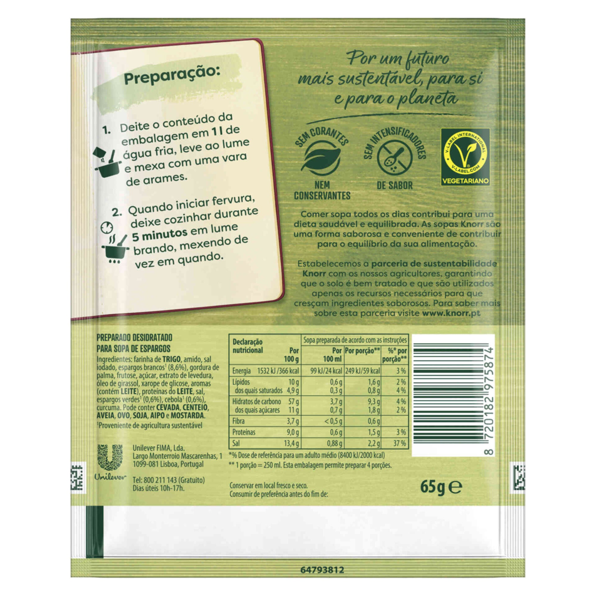 Sopa de Espargos Knorr 65 g