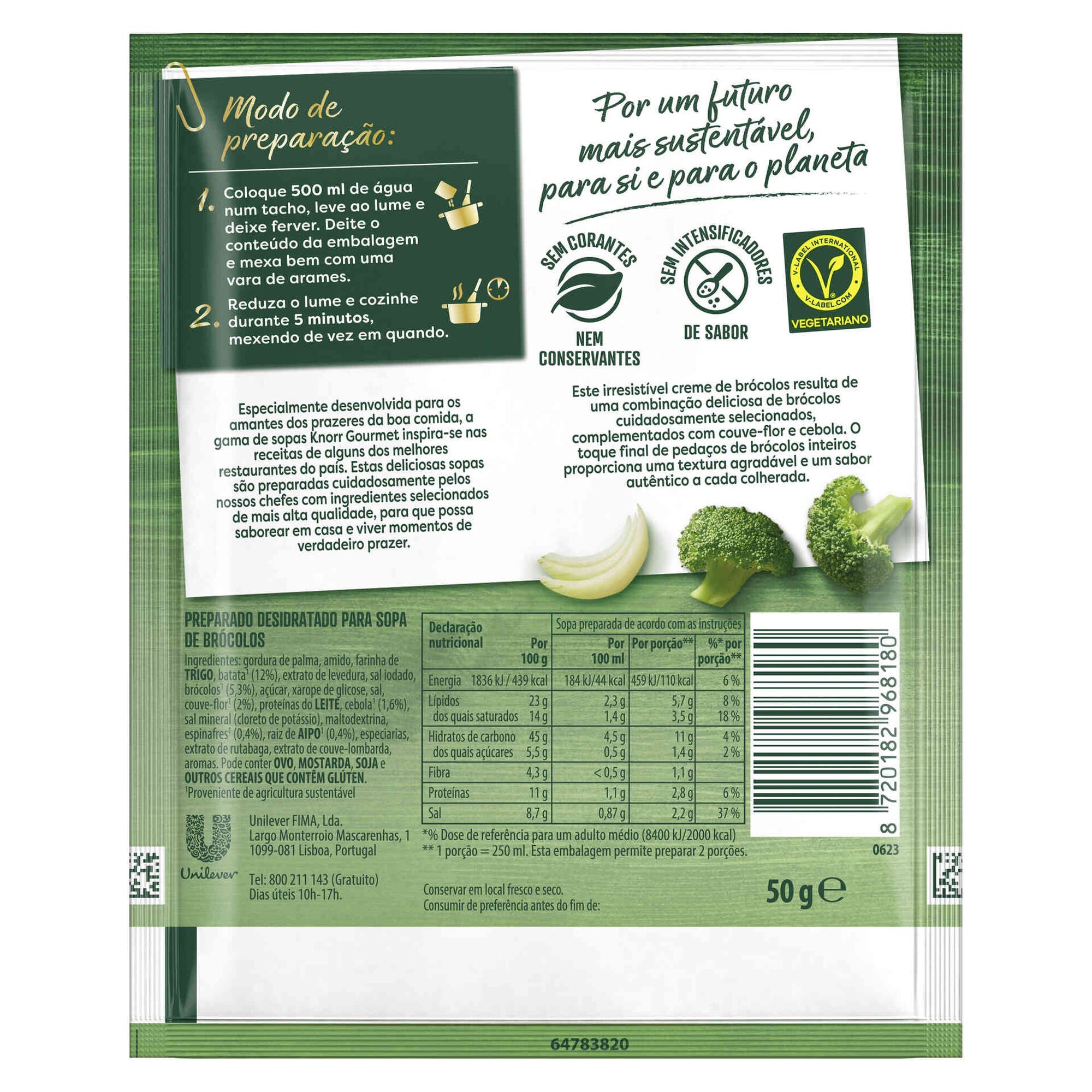 Creme de Brócolos Gourmet Knorr 50 g