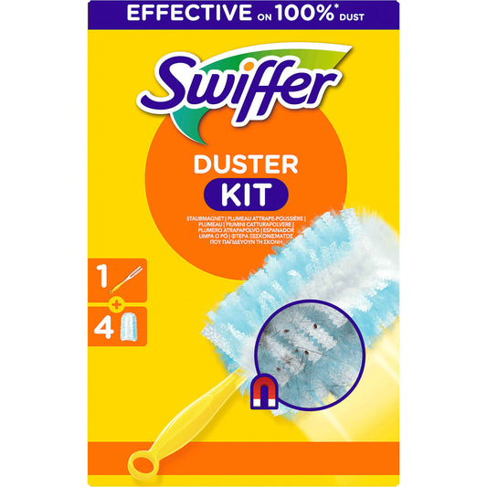 Swiffer Duster Kit Espanador Limpa o Pó Cabo + 4 un