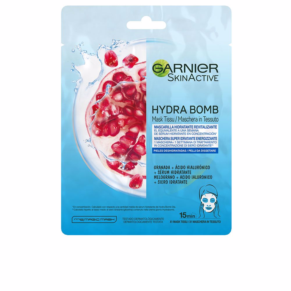 Garnier Hidrabomba pele ativa máscara facial hidratante revitalizante para pele desidratada 1 unidade