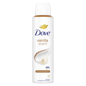 Desodorizante Spray Dove Baunilha 48h 90 g 150 ml