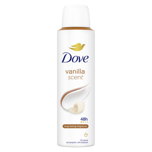 Desodorizante Spray Dove Baunilha 48h 90 g 150 ml