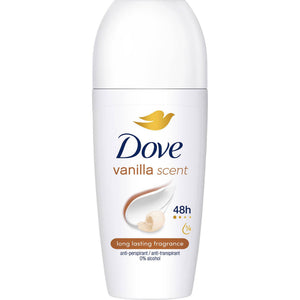 Desodorizante Roll-On Dove Baunilha 48h 52 g 50 ml