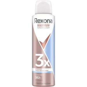 Desodorizante Spray Rexona Maximum Protection Clean Scent 91 g 150 ml