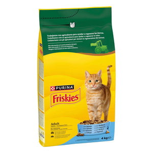 Purina Friskies Ração Seca para Gato Adulto Salmão 4 kg