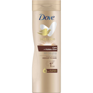 Loção Corporal Autobronzeadora Dove Visible Glow Dark 417 g 400 ml