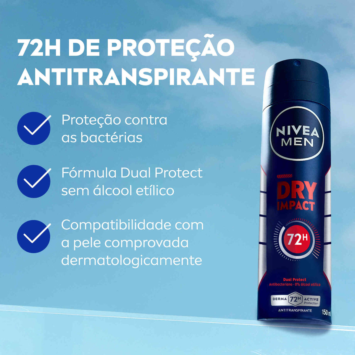 Nivea Men Dry Impact Spray 150 ml