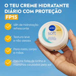 Nivea Soft Daily UV Creme Hidratante FPS 15 100 ml