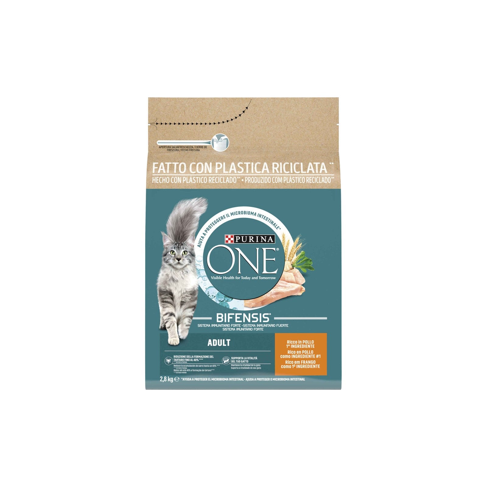 Purina One Ração para Gato Adulto Frango 2,8 kg