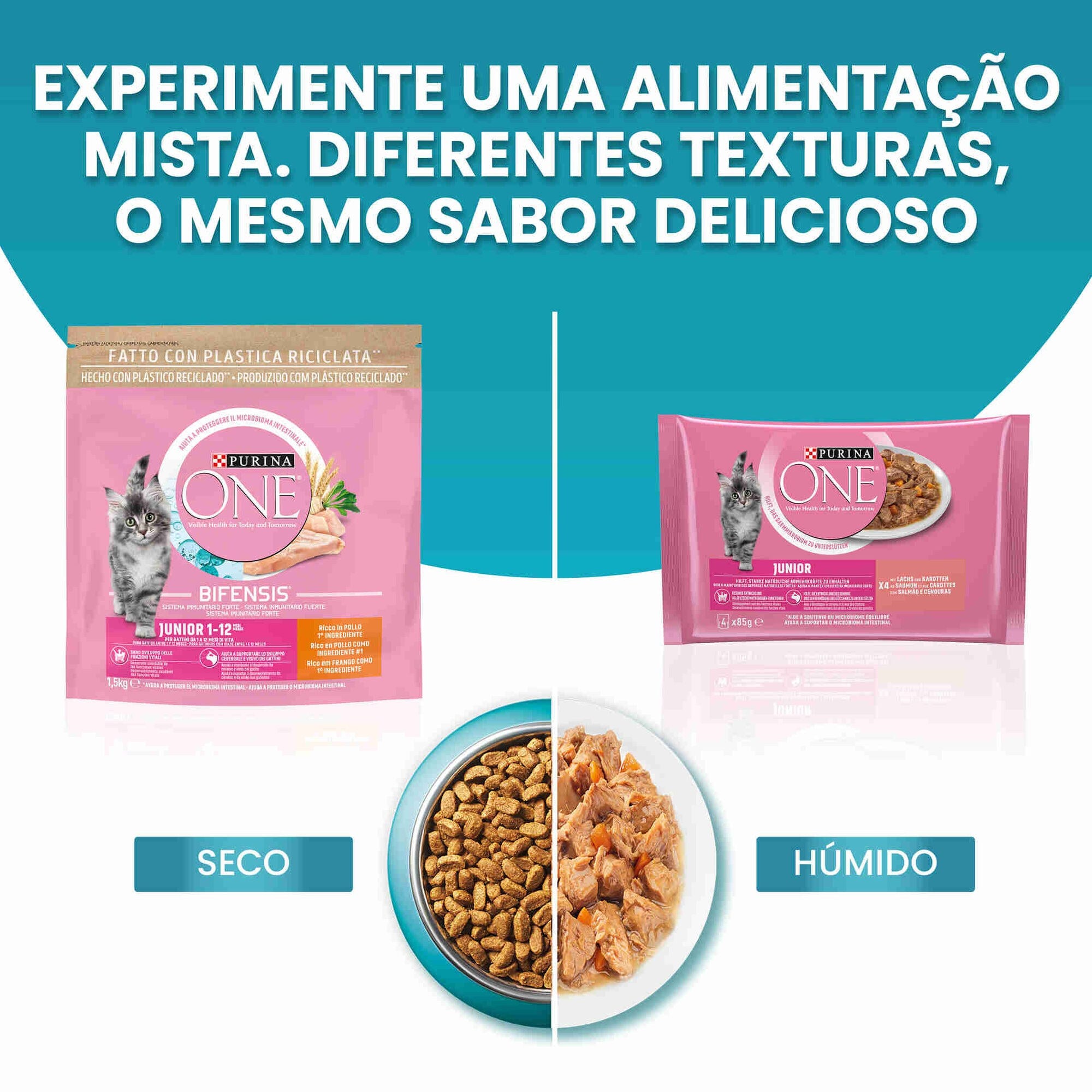 Purina One Ração Seca para Gato Júnior com Frango 2,8 kg