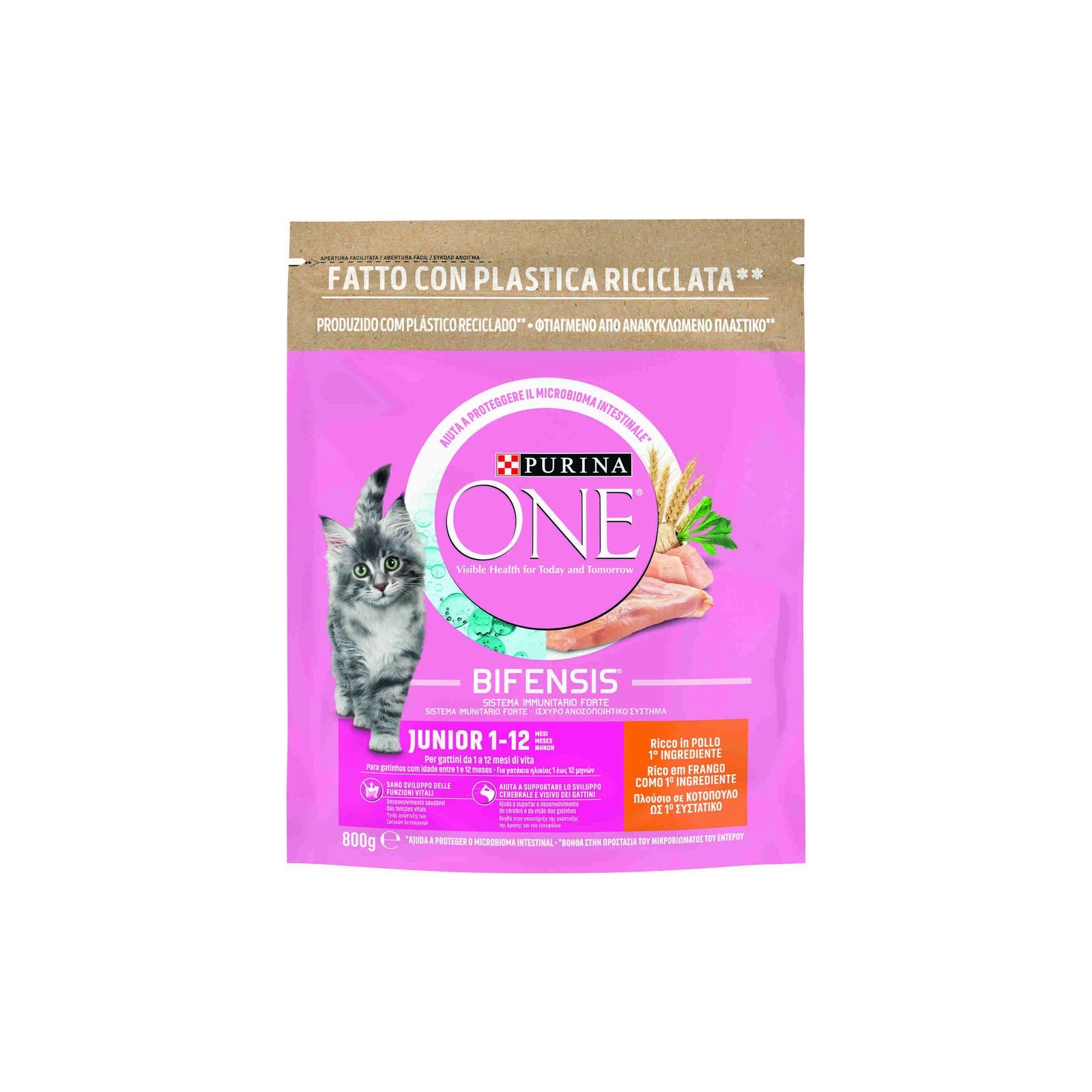 Purina ONE Ração para Gato Júnior Frango 800 g