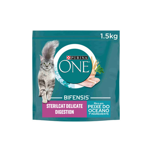 Purina One Ração Gato Esterilizado Digestão Delicada 1,5 kg