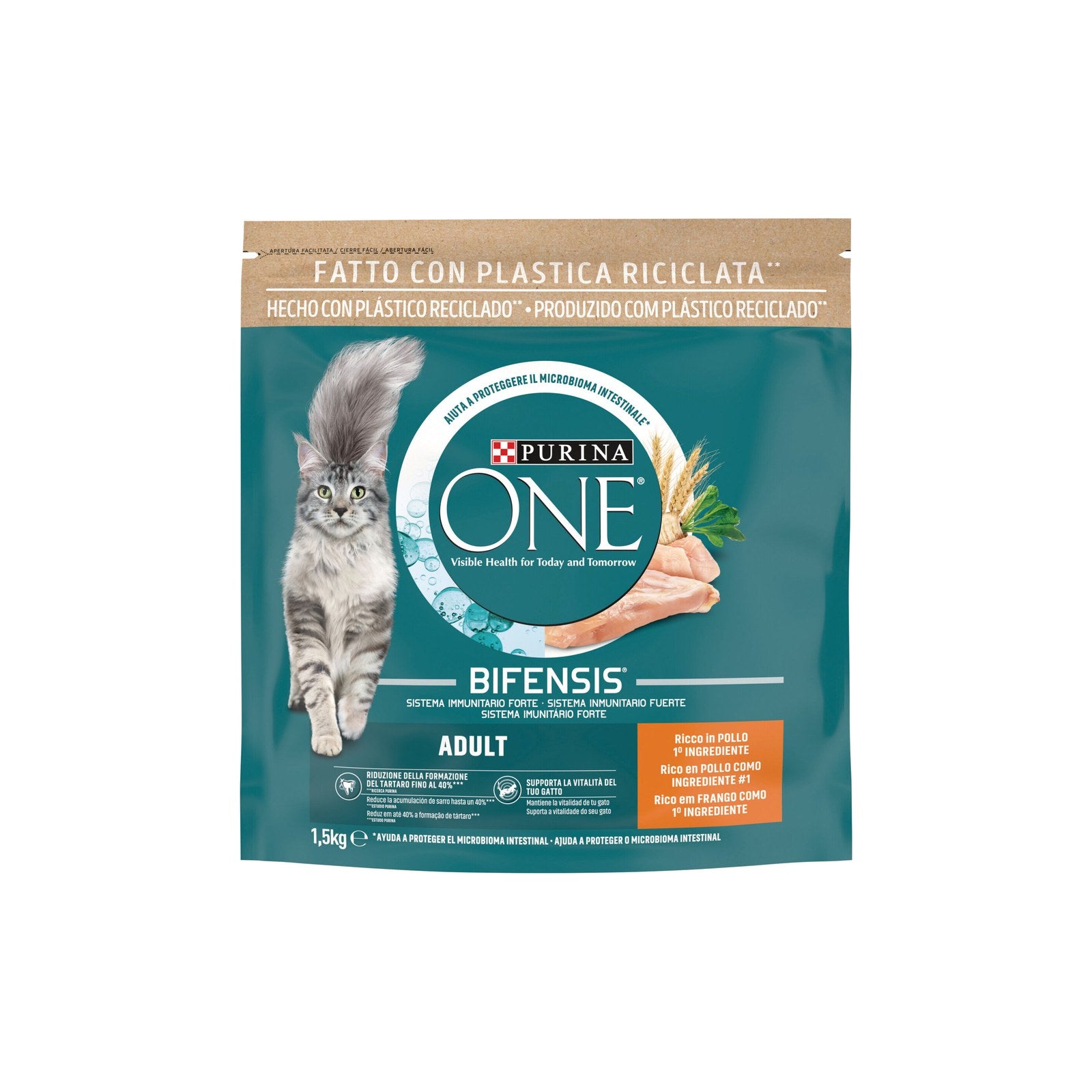Purina One Ração para Gato Adulto com Frango 1,5 kg