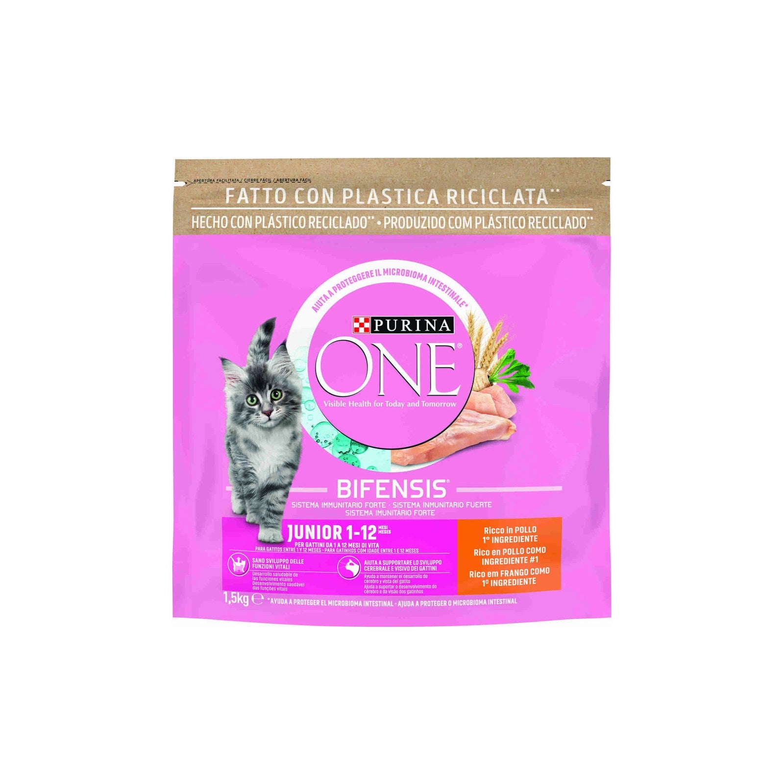 Purina One Ração para Gato Júnior com Frango 1,5 kg