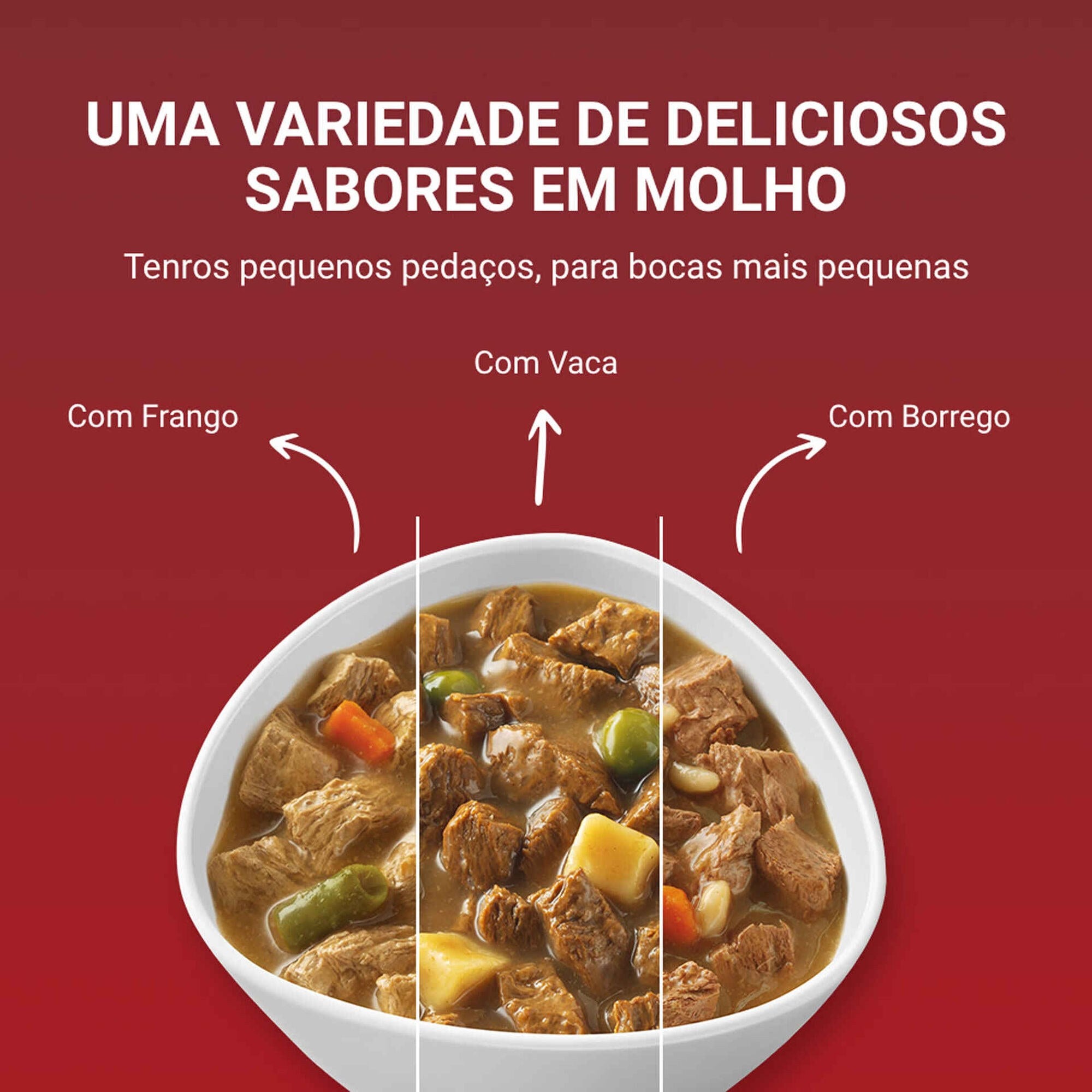 Purina One Mini Comida Húmida para Cães Pequenos Mix 10x85 g