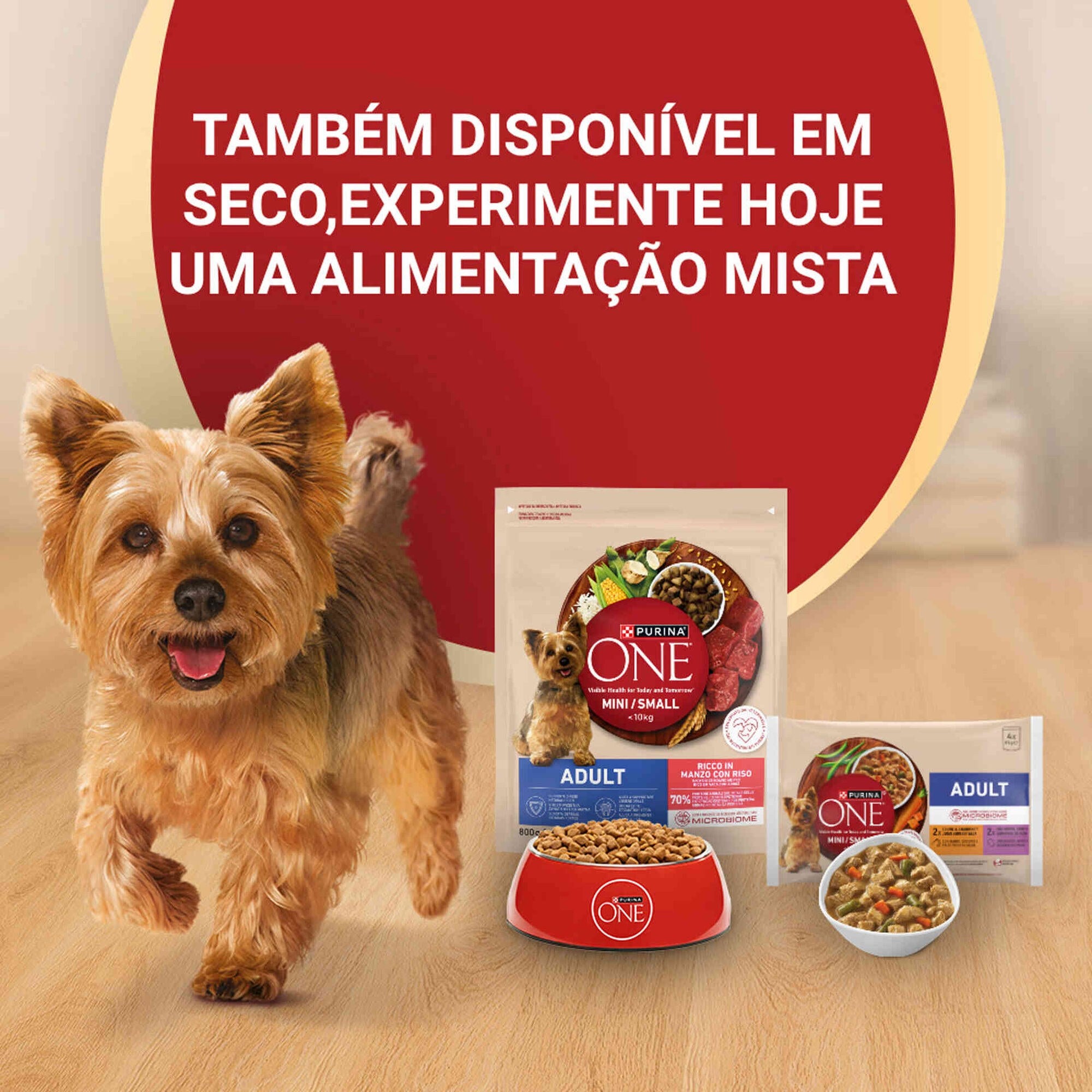 Purina One Mini Comida Húmida para Cães Pequenos Mix 10x85 g