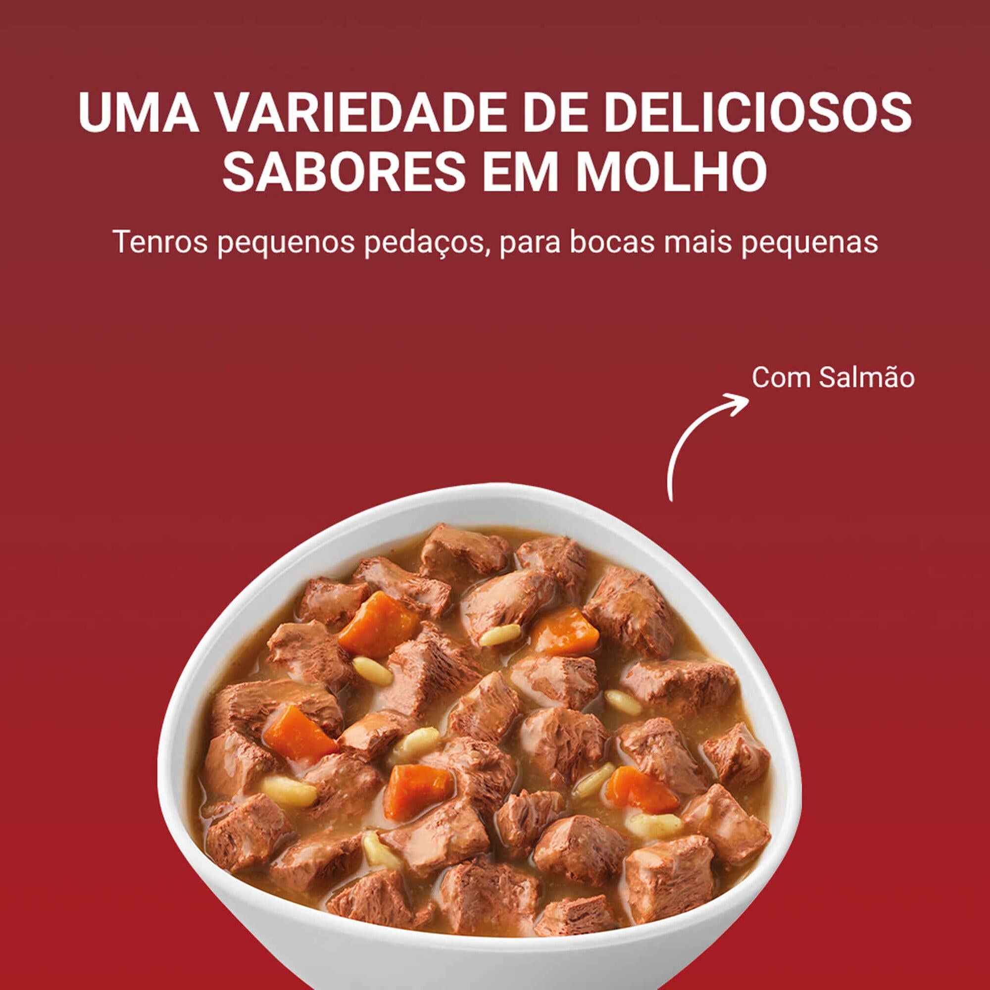 Purina One Mini Delicate Salmão para Cão Adulto 4x85 g