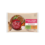 Purina One Mini Comida Húmida Cão Adulto Controlo de Peso 4x85 g