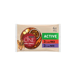 Purina One Mini Active Vaca para Cão Adulto 4x85 g