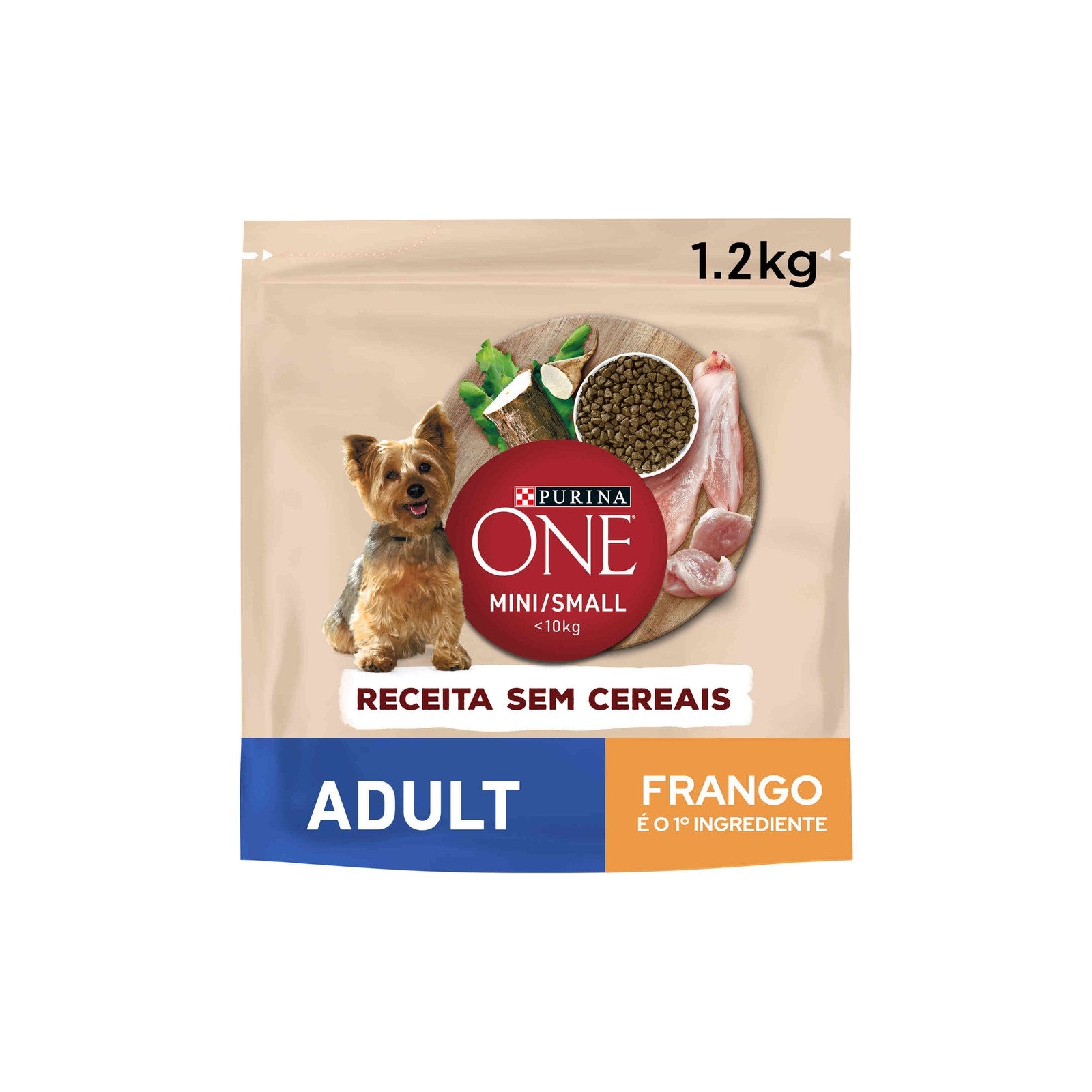 Ração Purina One Mini/Small Adult Grain Free Frango 1,2 kg