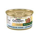 Purina Gourmet Gold Delícias Suculentas Peixe do Oceano para Gato Adulto 85 g